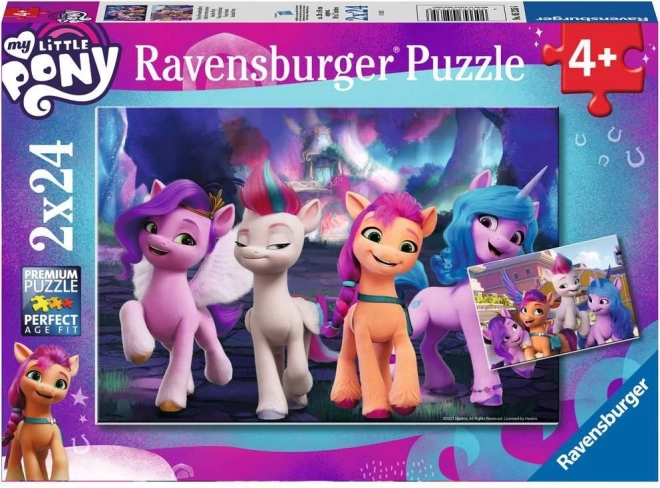Puzzle My Little Pony 2x24 pièces