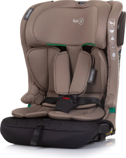Siège auto i-Size 76–150 cm avec Isofix CHIPOLINO Lux X – Macadamia