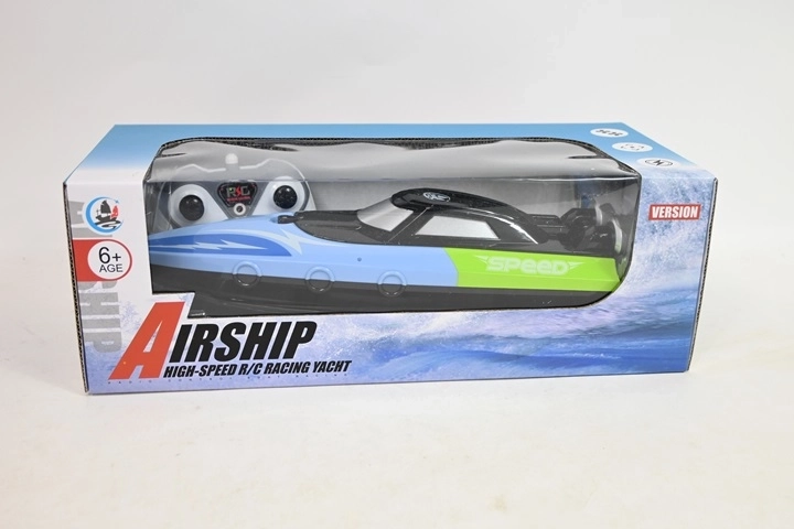 Bateau rapide RC 2,4 GHz avec lumière
