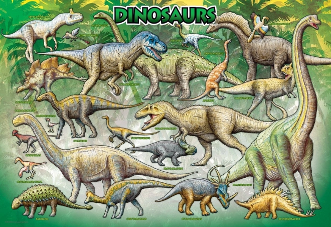 Puzzle Dinosaures 100 pièces