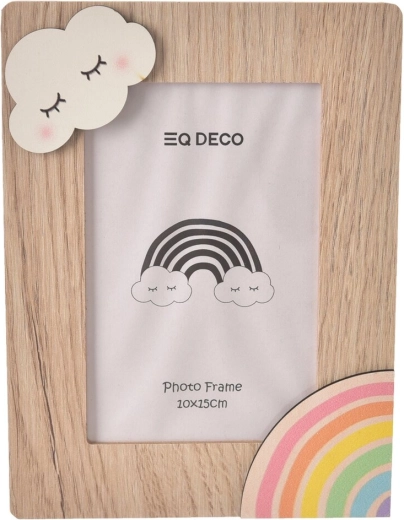 Cadre photo en bois Rainbow 10 × 15 cm