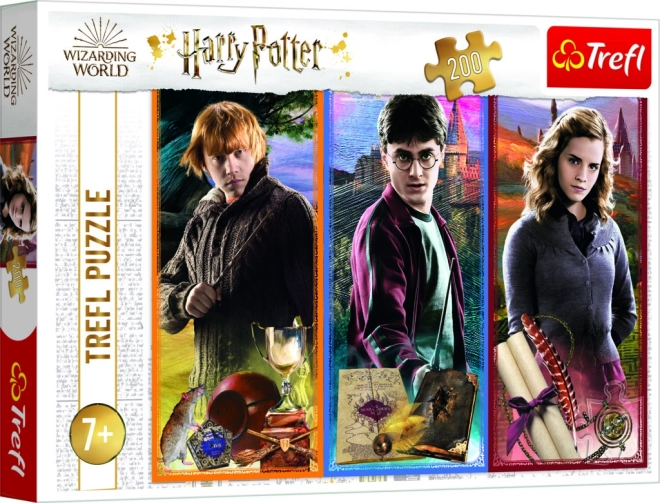 Puzzle HARRY POTTER 200 pièces dans le monde de la magie et des sortilèges