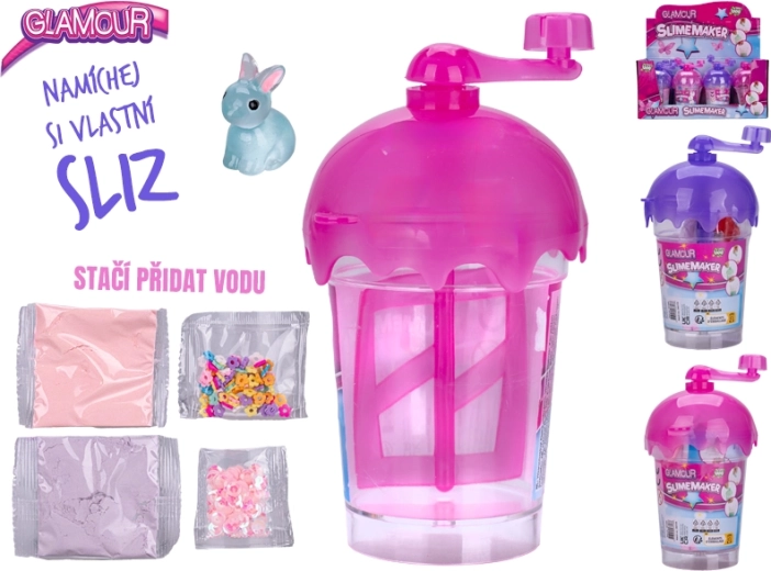 Coffret Glamour pour fabriquer du slime avec accessoires