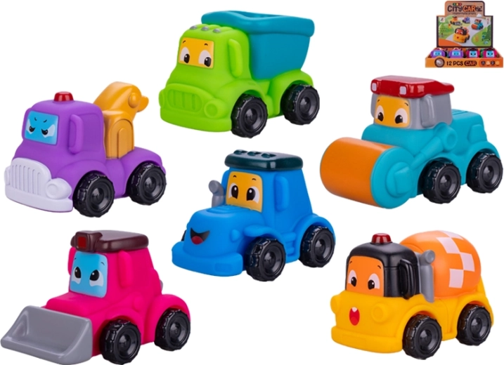 Véhicules de chantier souples pour enfants dès 18 mois