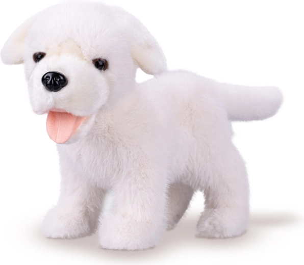 Labrador blanc en peluche 23 cm
