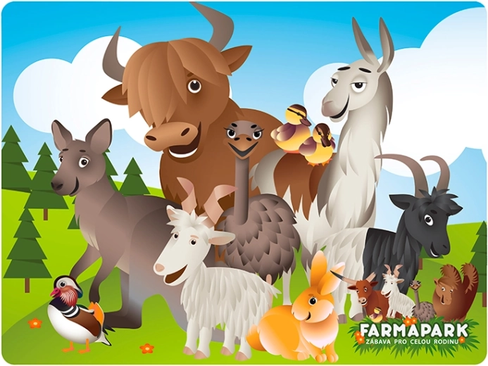 Carte postale 3D Farmapark 3