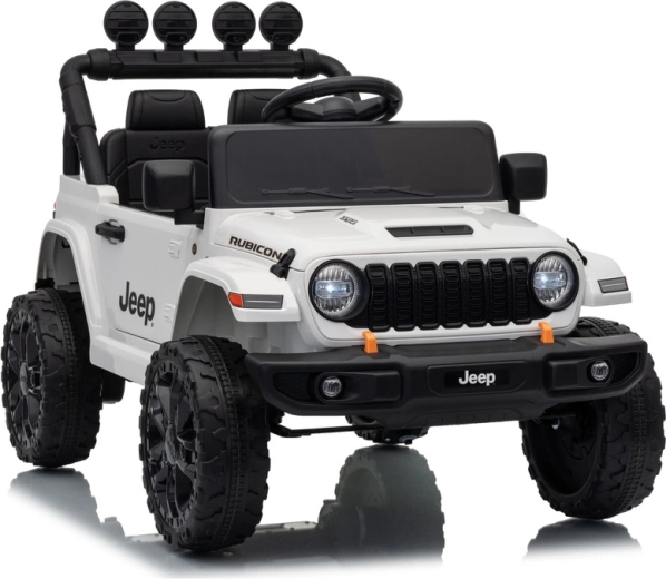 Voiture électrique pour enfants Jeep Rubicon 24 V blanche