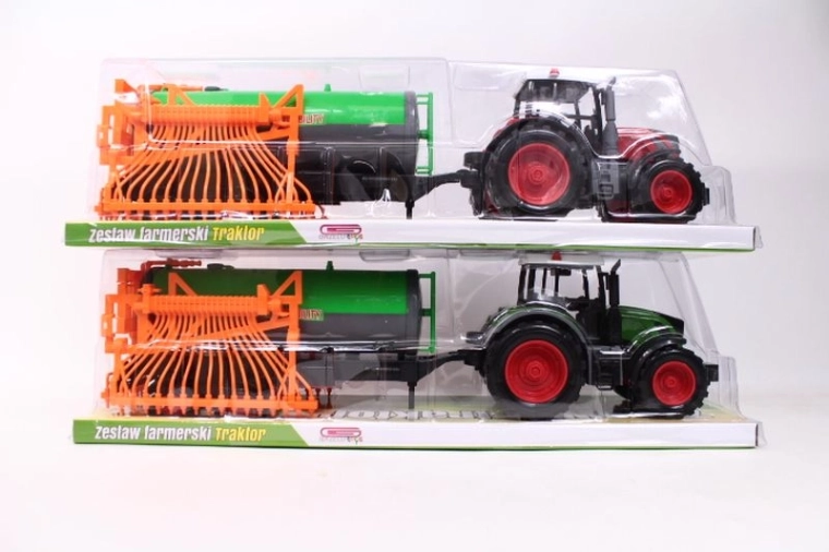 Tracteur avec machine agricole