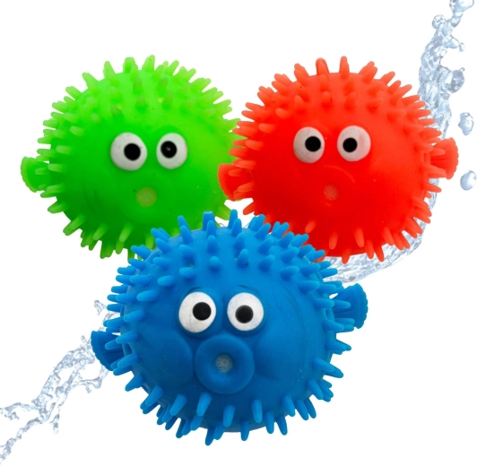 Schildkröt Water Squeezies – bombes à eau réutilisables opaques en forme de poissons, 3 pcs