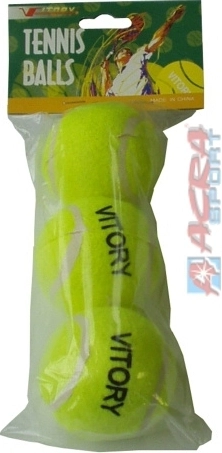 Balles universelles jaunes Vitory, 3 pièces