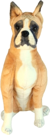 Chien boxer en peluche DUBI 65 cm
