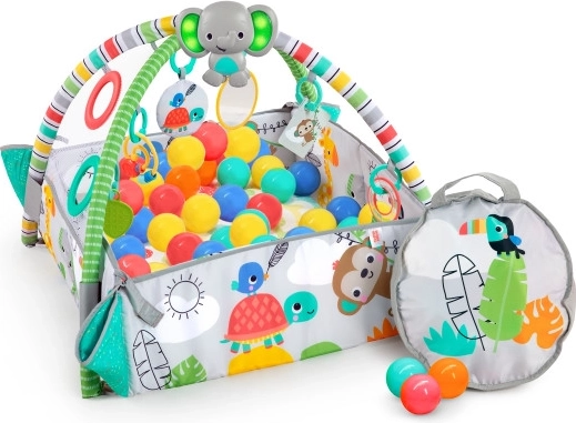 Bright Starts tapis d’éveil 5 en 1 Your Way Ball Play Totally Tropical