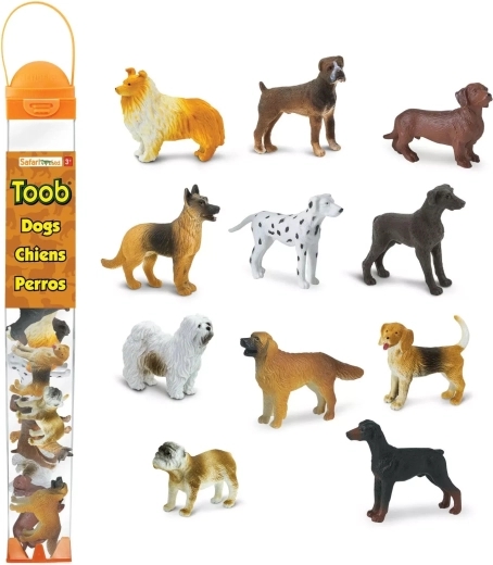 Safari Ltd. tube avec figurines de chiens