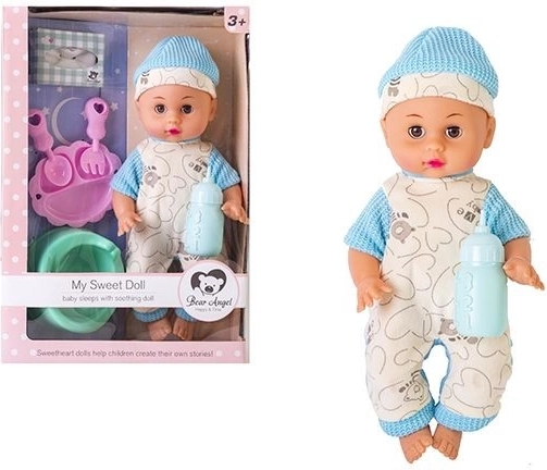 Poupée bébé avec accessoires - 1 pièce