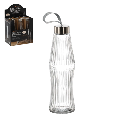 Bouteille 600 ml avec bouchon à vis (lot de 6 pcs)