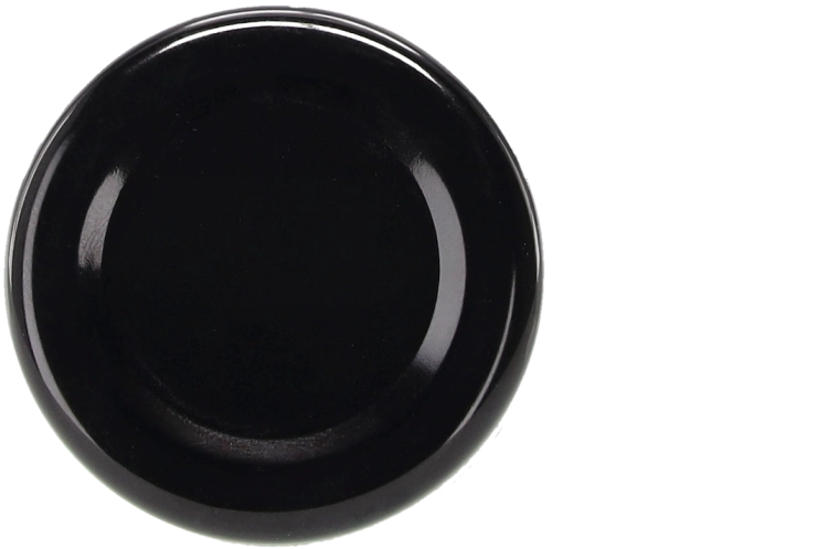 Lot de couvercles noirs 43 mm pour bocaux et bouteilles – 20 pièces