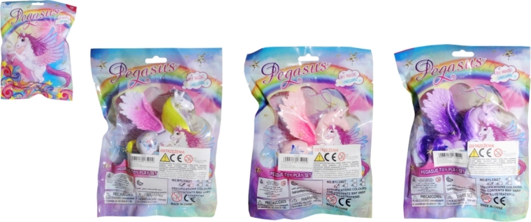 Licorne en plastique avec peigne - 1 pièce