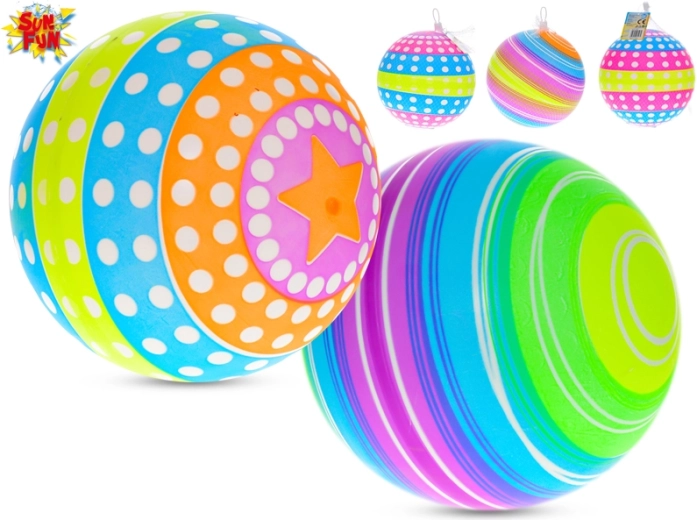 Sun Fun ballon en plastique arc-en-ciel 22 cm