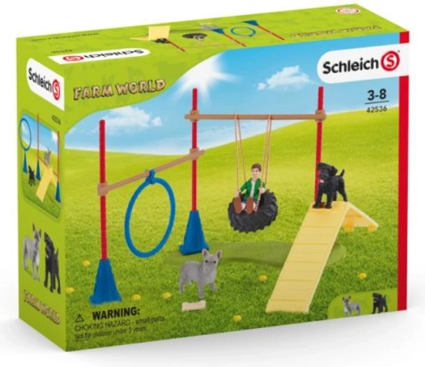 Schleich Farm World parcours d’agilité pour chiens
