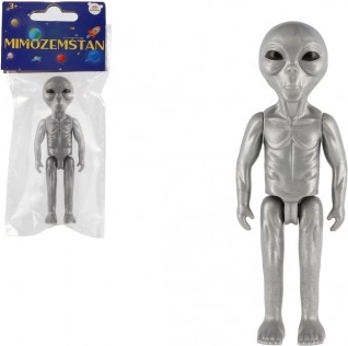Figurine en plastique extraterrestre 9 cm