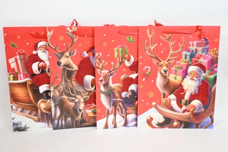 Sac cadeau festif L