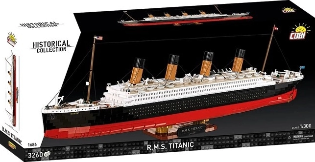 Jeu de construction R.M.S TITANIC – modèle détaillé 1:300, 3260 pièces