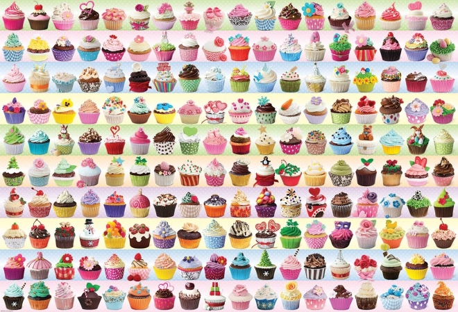 Puzzle EUROGRAPHICS cupcakes colorés 2000 pièces