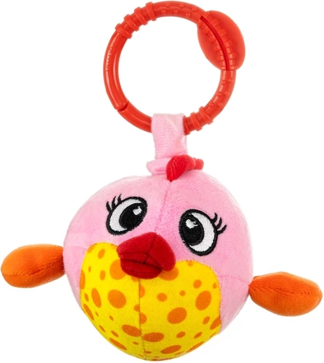 Poisson suspendu en peluche Baby Fish rose