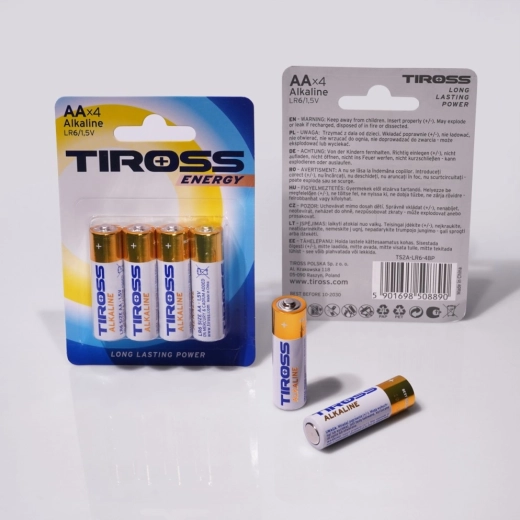 Piles alcalines AA LR6 1,5 V – lot de 4
