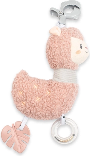 Jouet éducatif en peluche avec clip New Baby Lama