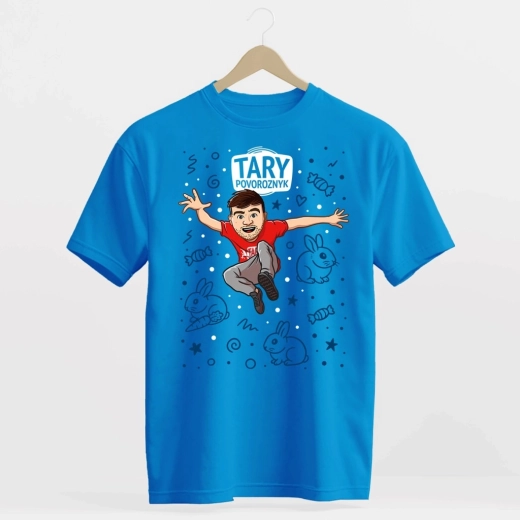 T-shirt Tary Povoroznyk Ňufík bleu 164–170