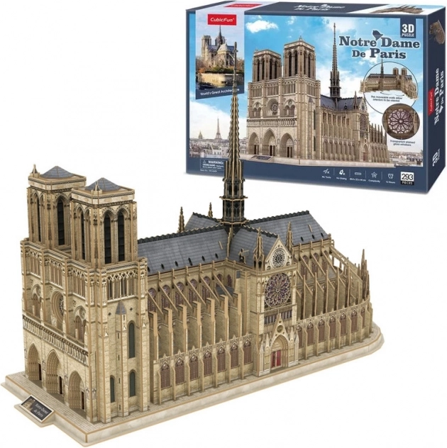 Puzzle 3D Cathédrale Notre-Dame par CubicFun