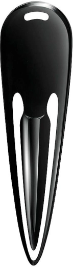 Ouvre-lettres en plastique, noir