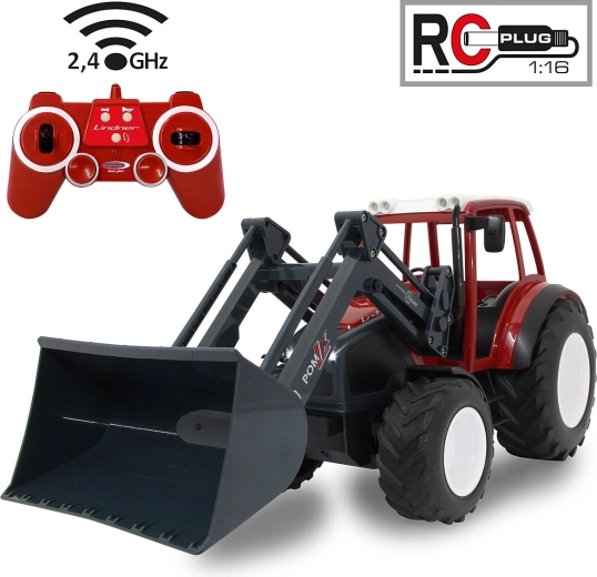 Tracteur radiocommandé Jamara Lindner Geotrac avec chargeur frontal 1:16, 2,4 GHz
