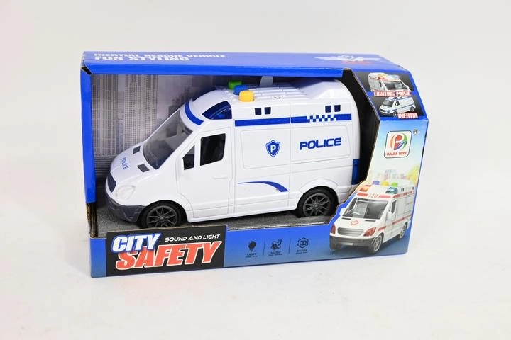 Voiture de police pour enfants à piles