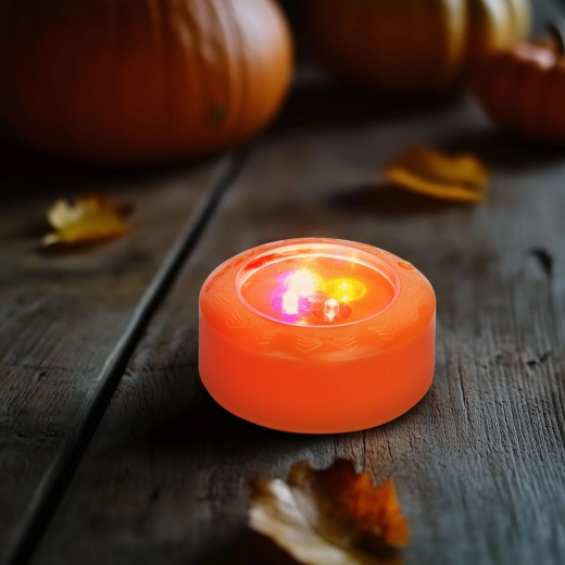 Éclairage LED d’ambiance orange pour Halloween