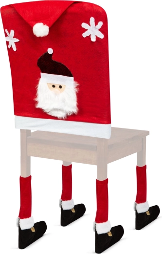 Décoration de Noël pour chaise en forme de Saint Nicolas - 1 pièce