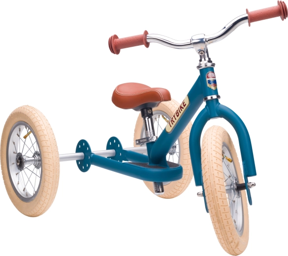 Trybike draisienne bleue 2-en-1 pour enfants (tricycle et deux-roues)