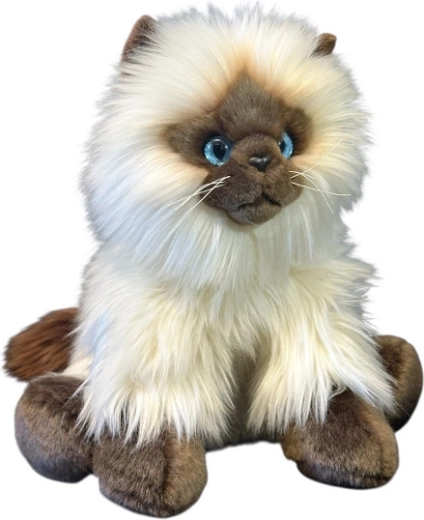 Peluche chat siamois 28 cm