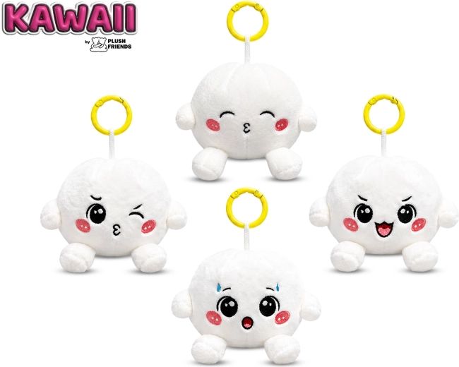 Porte-clés en peluche Bao (ravioli) Plush Friends Kawaii 8 cm - 1 pièce
