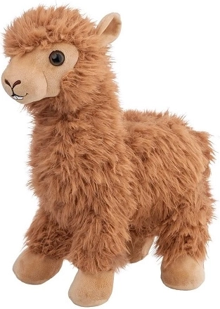 Alpaga en peluche marron 30 cm