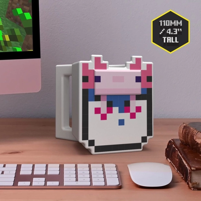 Mug 3D MINECRAFT Axolotl