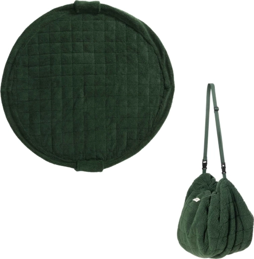 Play&Go noomad soft teddy evergreen tapis d’éveil et sac à jouets 3 en 1