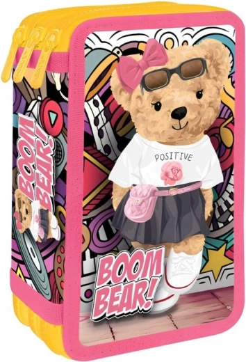 Trousse à trois compartiments Boom Bear - ours