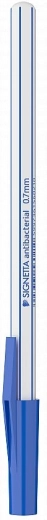Stylo bille ICO Signetta antibactérien, bleu
