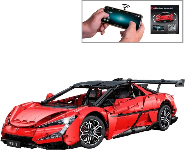 Kit de construction CaDA YangWang U9 1:8 rouge