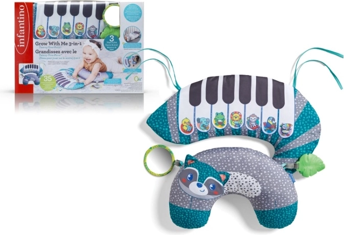 Piano souple Infantino Grow With Me 3 en 1 avec coussin