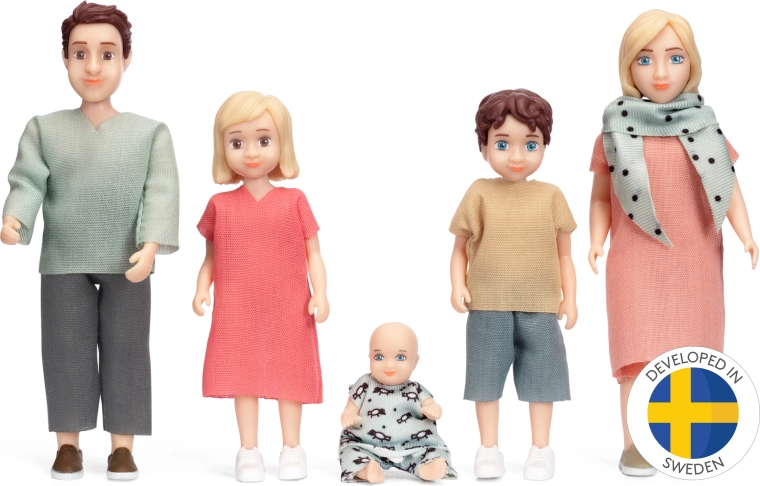 Ensemble de poupées pour maison de poupées Lundby Charlie