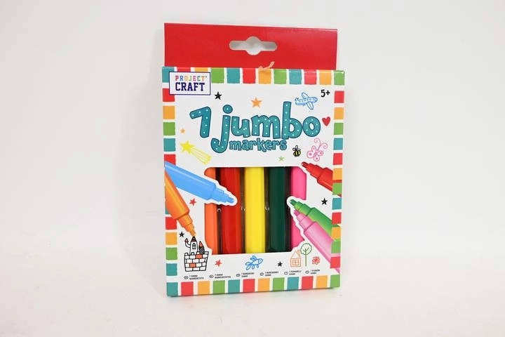 Feutres jumbo pour enfants, lot de 7 pièces