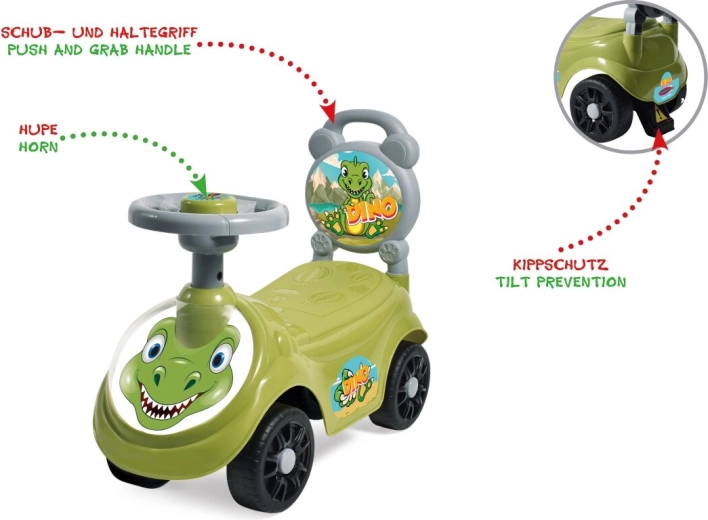 Porteur et trotteur Dino 2 en 1 Jamara